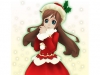 アリス、サンタ服